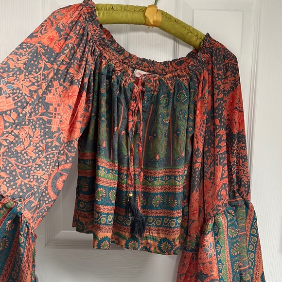 Silk co ord set in scarf print